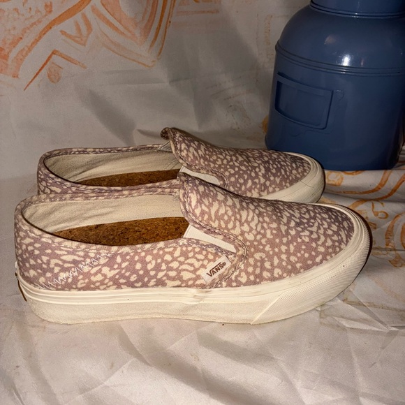 Vans Women's Sneakers - Cream and White - Picture 5 of 7
